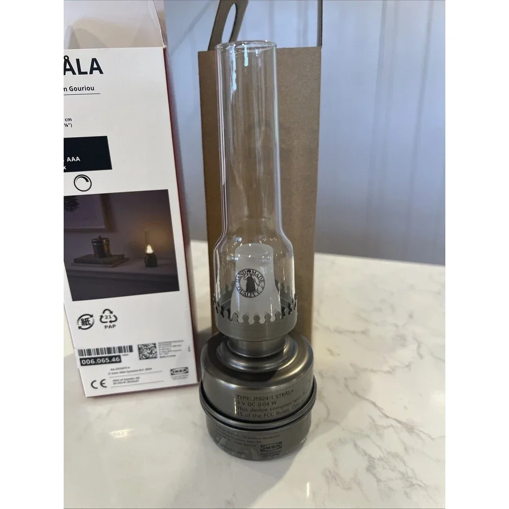 STRALA Battery Small Lamp, Design Kevin Gouriou Luminaire, NIB
